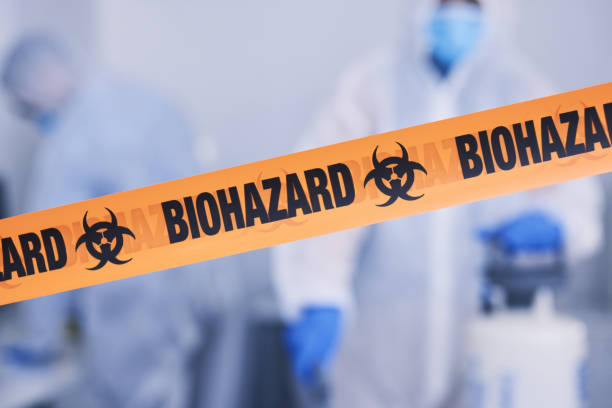 Professional Biohazard technician working in Albertson, NY